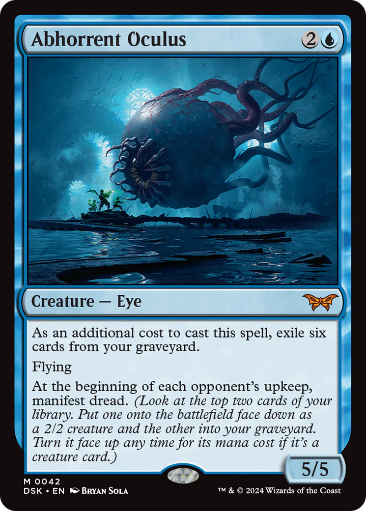 Abhorrent Oculus (DSK-042) - Duskmourn: House of Horror - Magic The Gathering