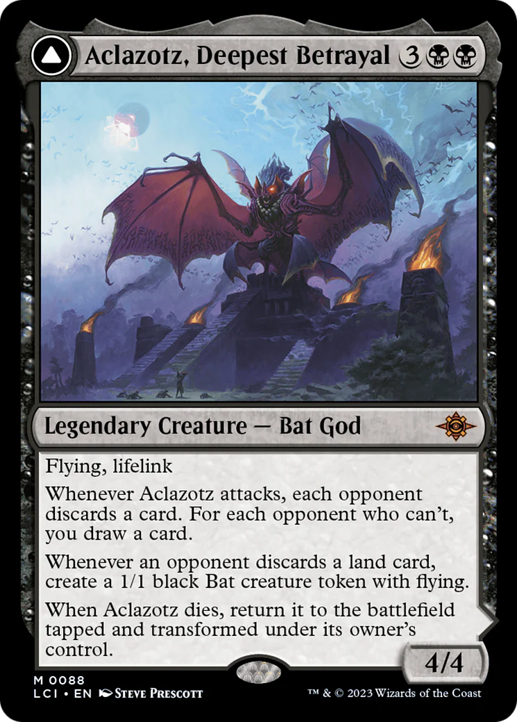 Aclazotz, Deepest Betrayal (LCI-088) - The Lost Caverns of Ixalan - Magic The Gathering
