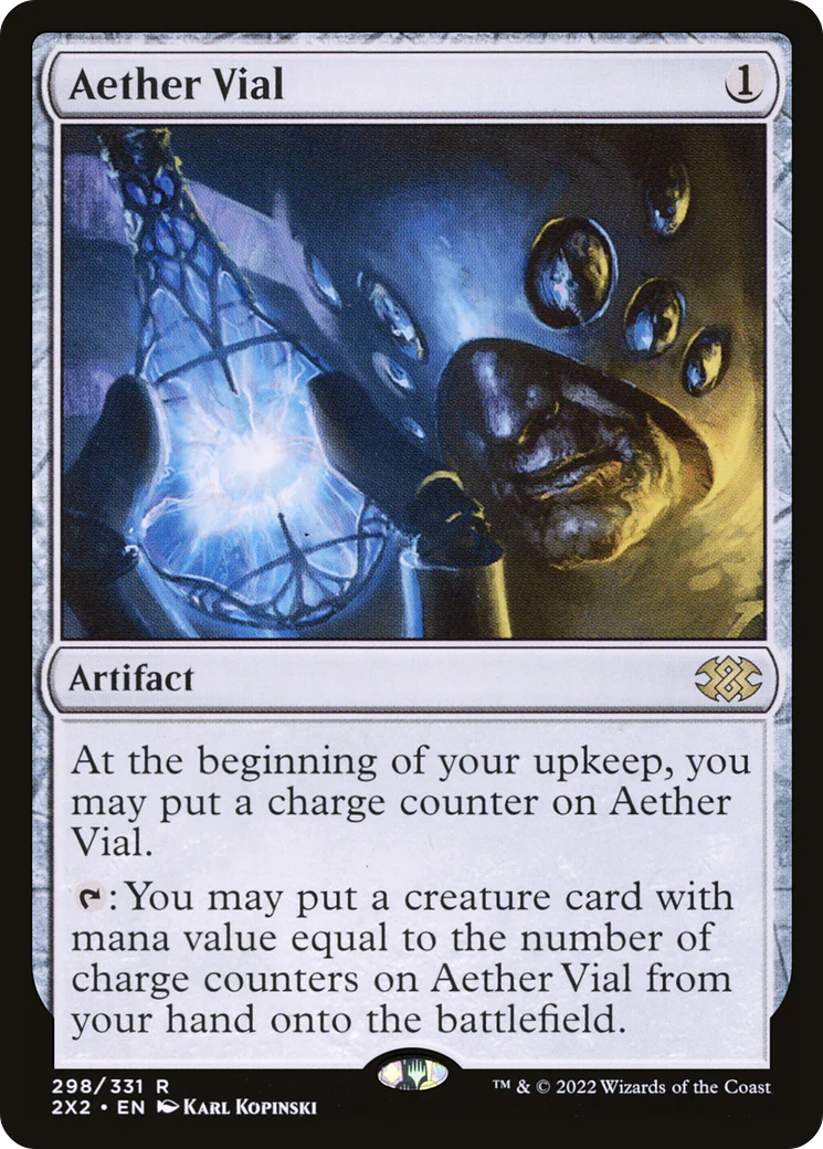 Aether Vial (2X2-298) - Double Masters 2022 - Magic The Gathering