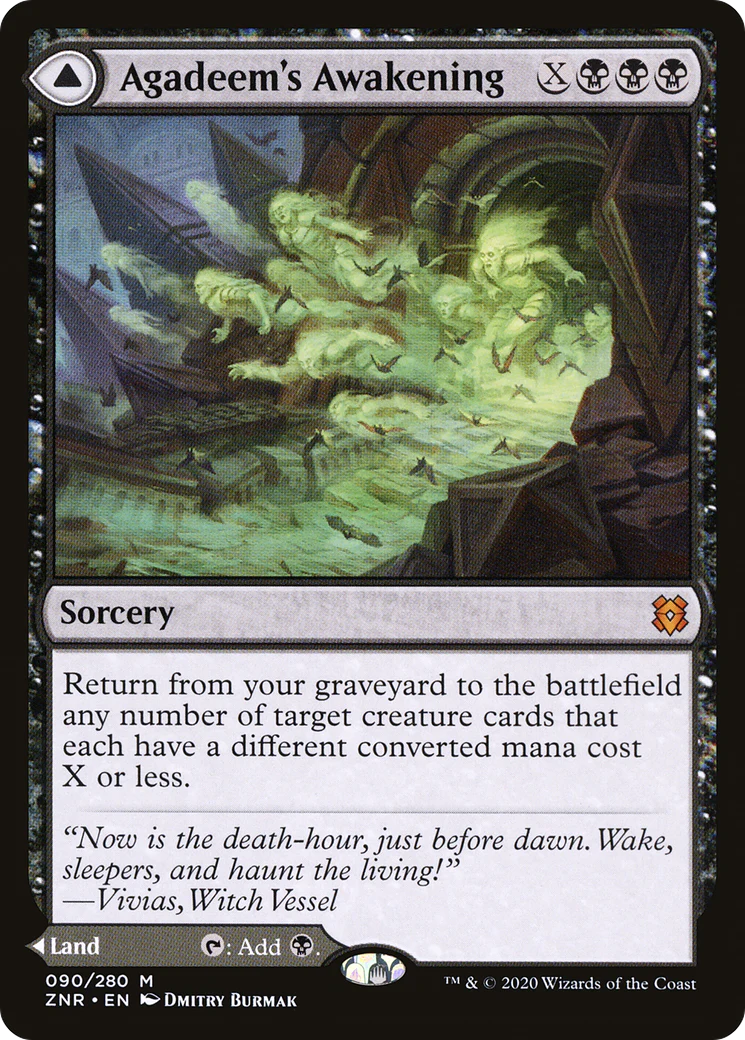 FOIL Agadeem's Awakening (ZNR-090) - Zendikar Rising - Magic The Gathering
