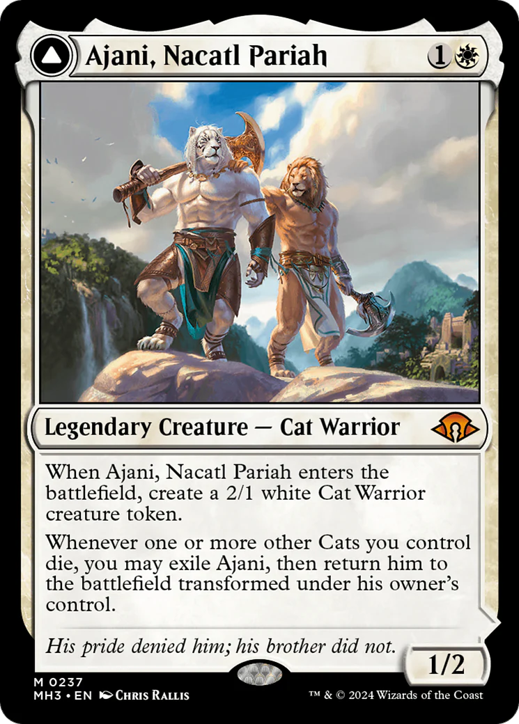 FOIL Ajani, Nacatl Pariah (MH3-237) - Modern Horizons 3 - Magic The Gathering