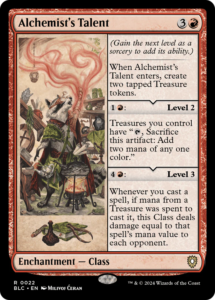 Alchemist's Talent (BLC-022) - Bloomburrow Commander - Magic The Gathering