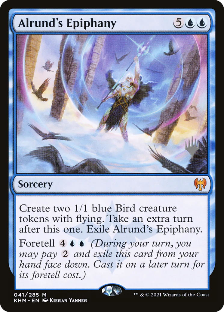FOIL Alrund's Epiphany (PPKHM-041) - Kaldheim Promos - Magic The Gathering