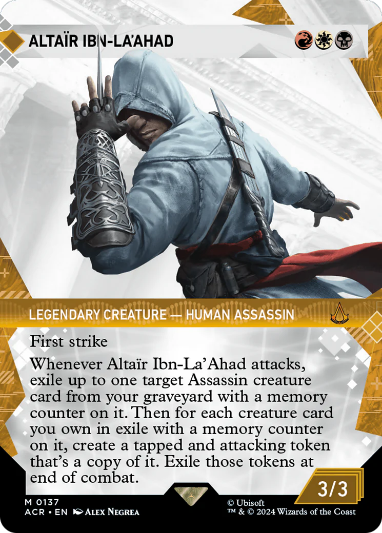 FOIL Altair Ibn-La'Ahad (Showcase) (ACR-137) - Assassin's Creed - Magic The Gathering