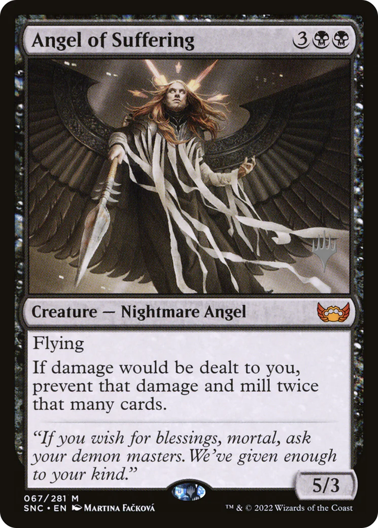 Angel of Suffering (PPSNC-67P) - Streets of New Capenna Promos - Magic The Gathering
