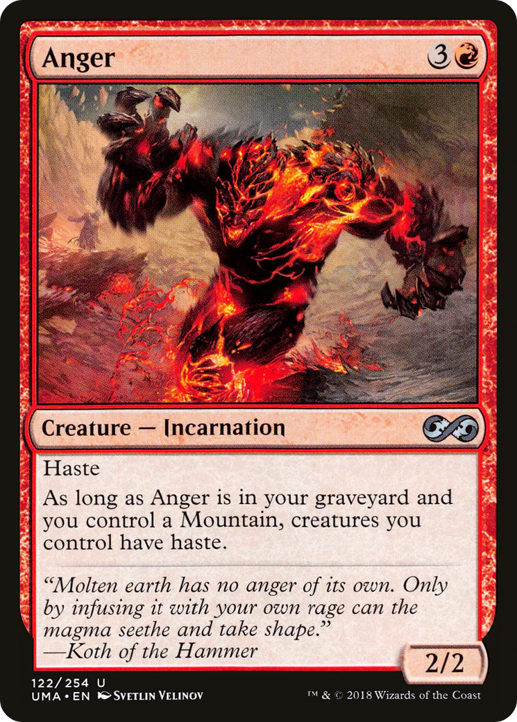 FOIL Anger (UMA-122) - Ultimate Masters - Magic The Gathering