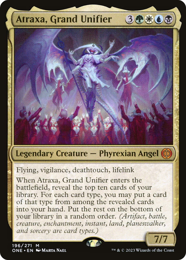 Atraxa, Grand Unifier (ONE-196) - Phyrexia: All Will Be One - Magic The Gathering