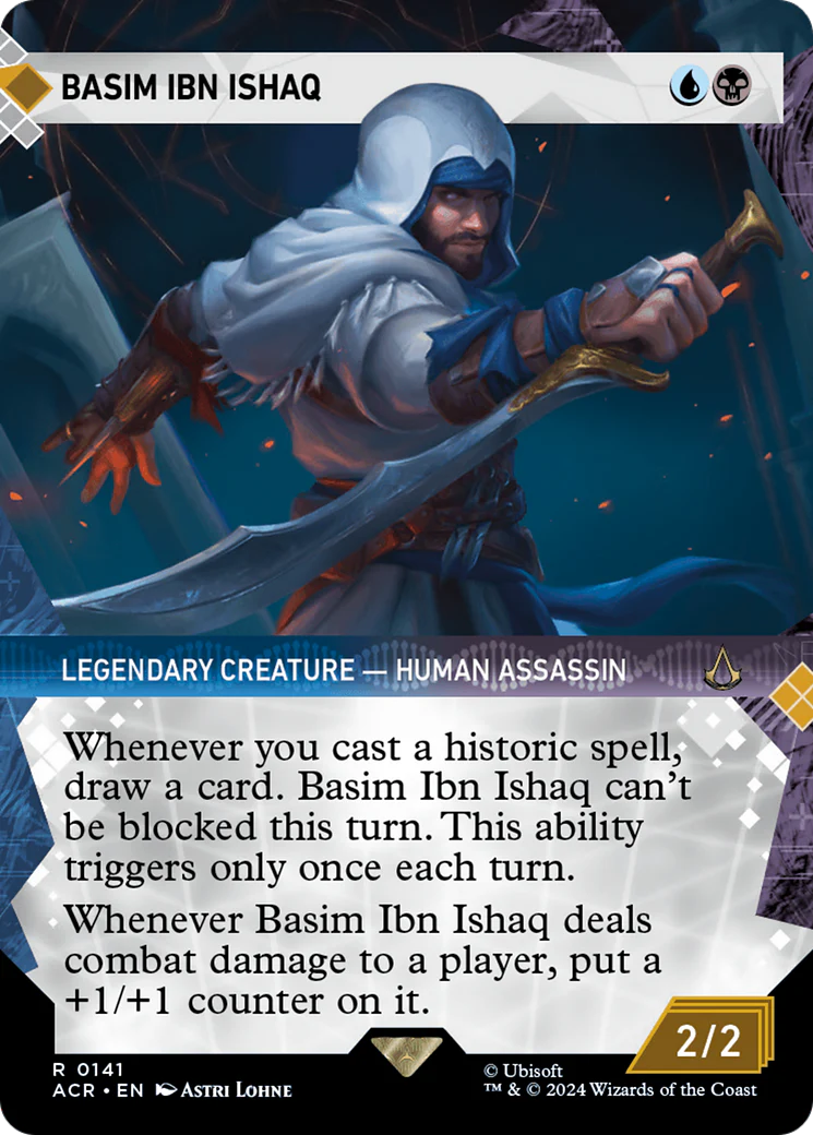 Basim Ibn Ishaq (Showcase) (ACR-141) - Assassin's Creed - Magic The Gathering