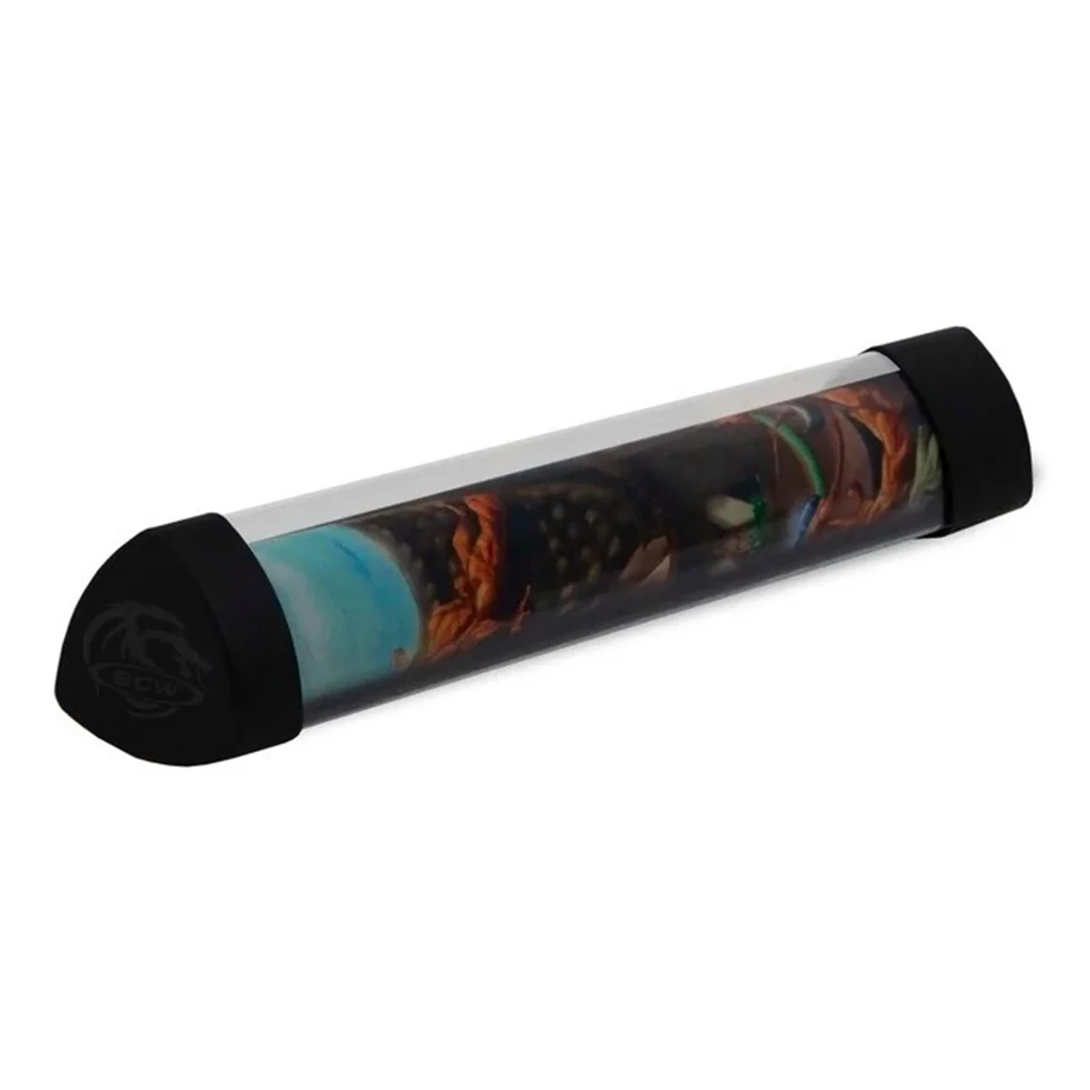 BCW Playmat Tube Clear with Black Caps/Dice - Image 4