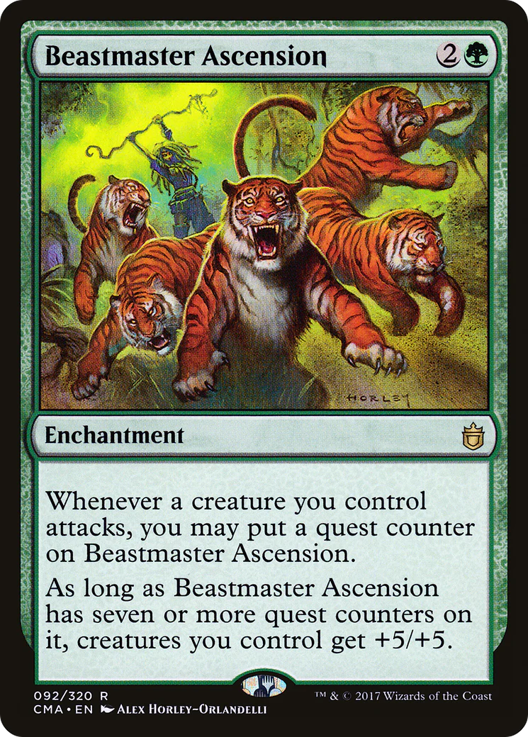Beastmaster Ascension (CMA-092) - Commander Anthology - Magic The Gathering