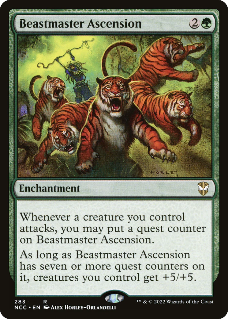 Beastmaster Ascension (NCC-283) - New Capenna Commander - Magic The Gathering