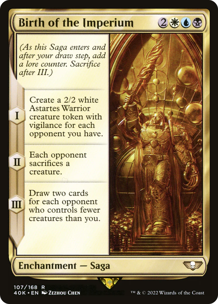 Birth of the Imperium (40K-107) - Warhammer 40,000 Commander - Magic The Gathering