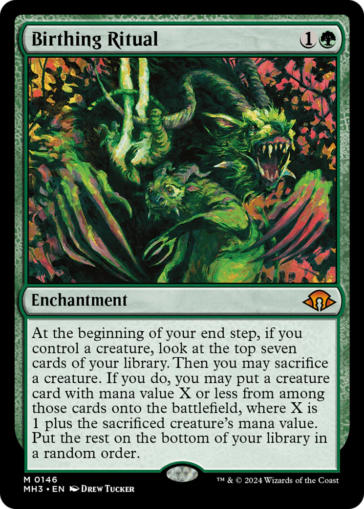 Birthing Ritual (MH3-146) - Modern Horizons 3 - Magic The Gathering