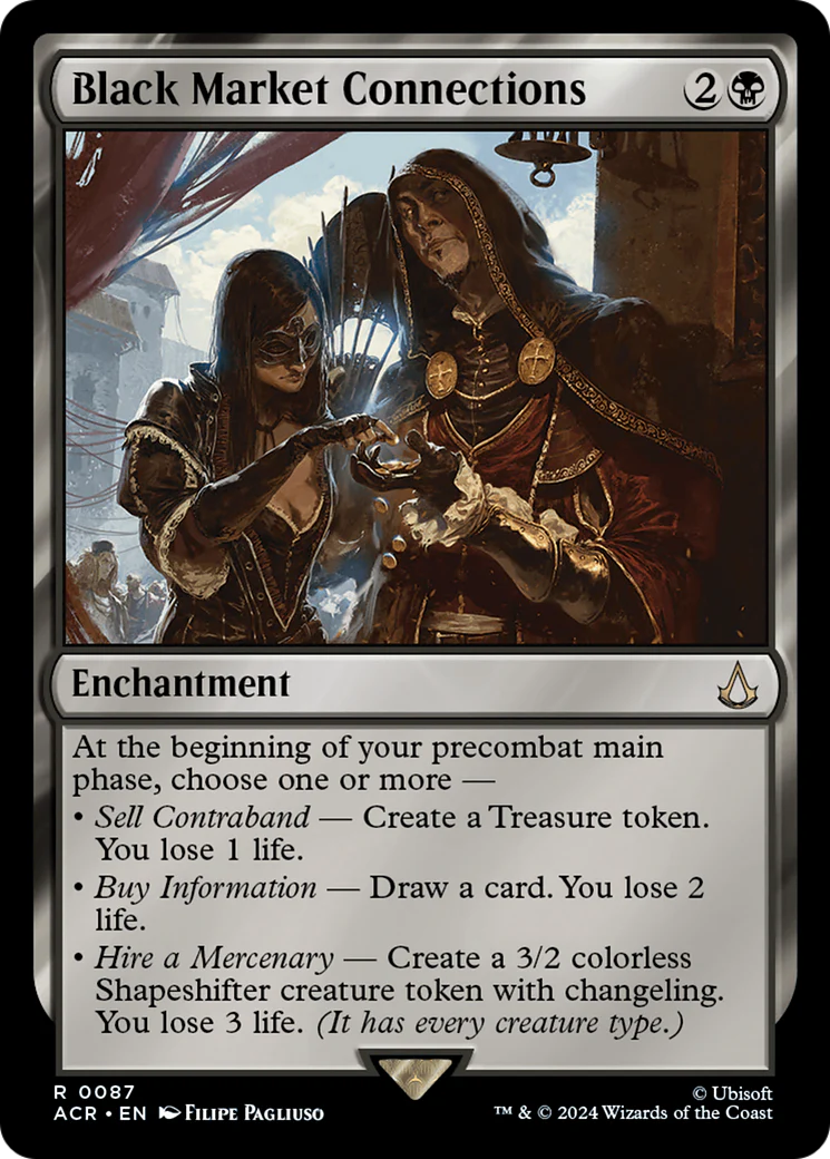 FOIL Black Market Connections (ACR-087) - Assassin's Creed - Magic The Gathering