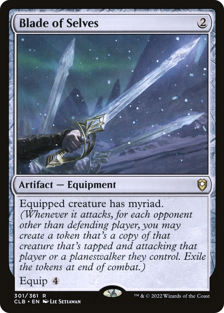 FOIL Blade of Selves (CLB-301) - Commander Legends: Battle for Baldur's Gate - Magic The Gathering
