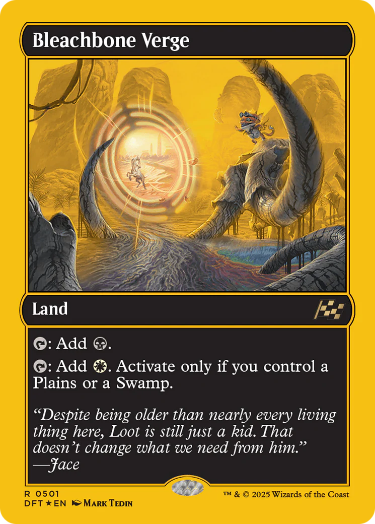 FOIL Bleachbone Verge (DFT-501) - Aetherdrift - Magic The Gathering