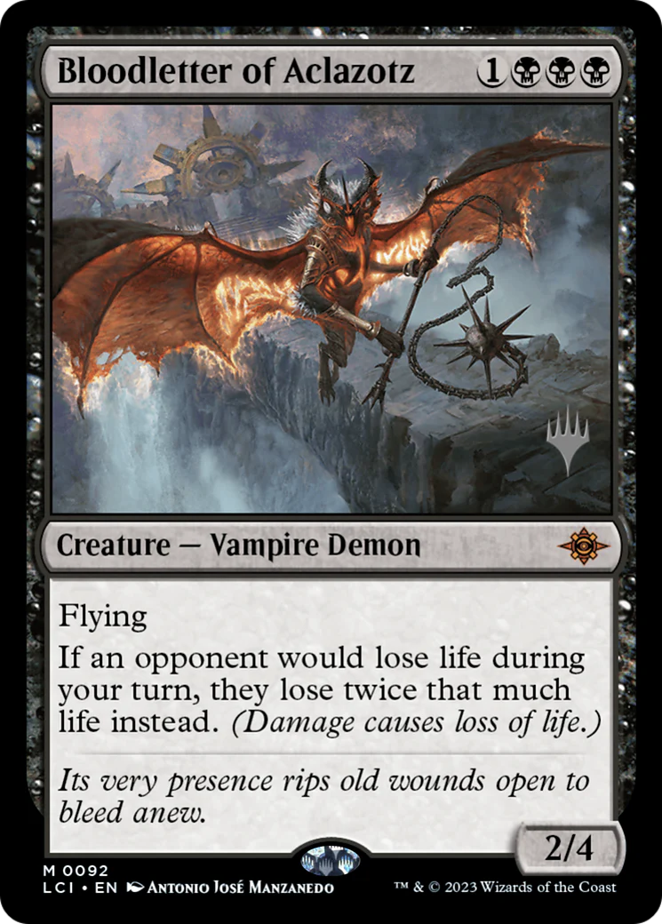 Bloodletter of Aclazotz (PPLCI-92P) - The Lost Caverns of Ixalan Promos - Magic The Gathering