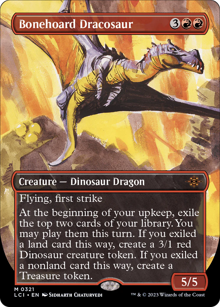 Bonehoard Dracosaur (Borderless) (LCI-321) - The Lost Caverns of Ixalan - Magic The Gathering