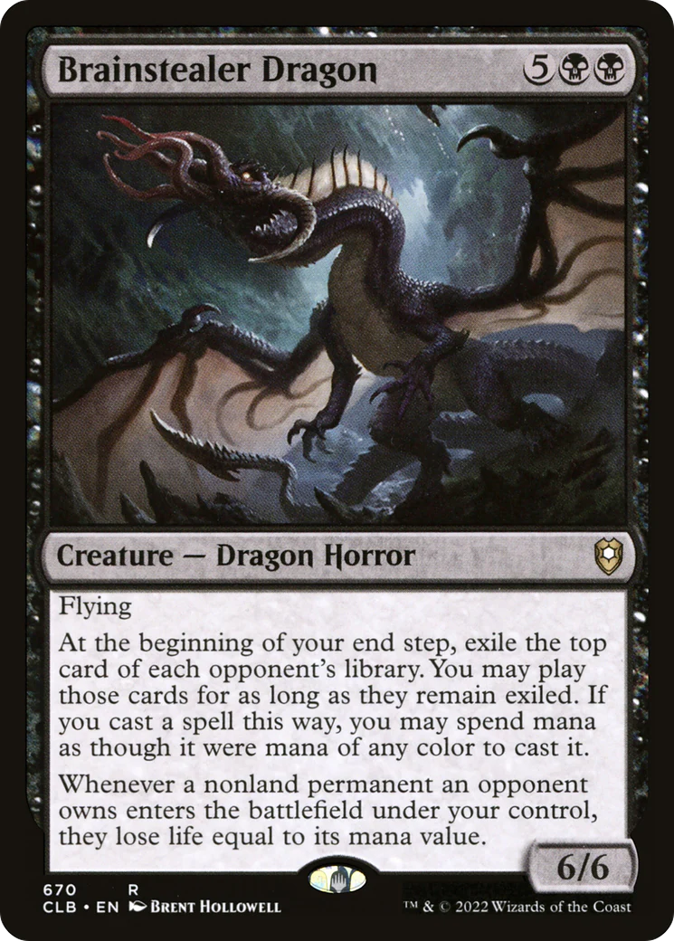 Brainstealer Dragon (CLB-670) - Commander Legends: Battle for Baldur's Gate - Magic The Gathering