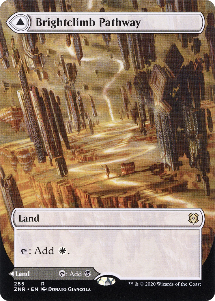 Brightclimb Pathway (Borderless) (ZNR-285) - Zendikar Rising - Magic The Gathering
