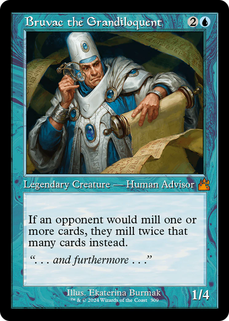 Bruvac the Grandiloquent (Retro Frame) (RVR-309) - Ravnica Remastered - Magic The Gathering