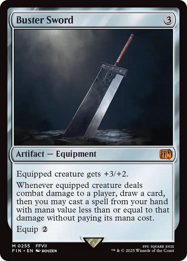 Buster Sword (FIN-255) - FINAL FANTASY - Magic The Gathering