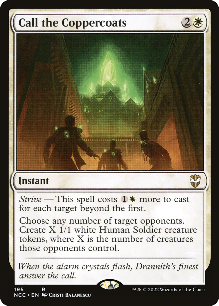 Call the Coppercoats (NCC-195) - New Capenna Commander - Magic The Gathering