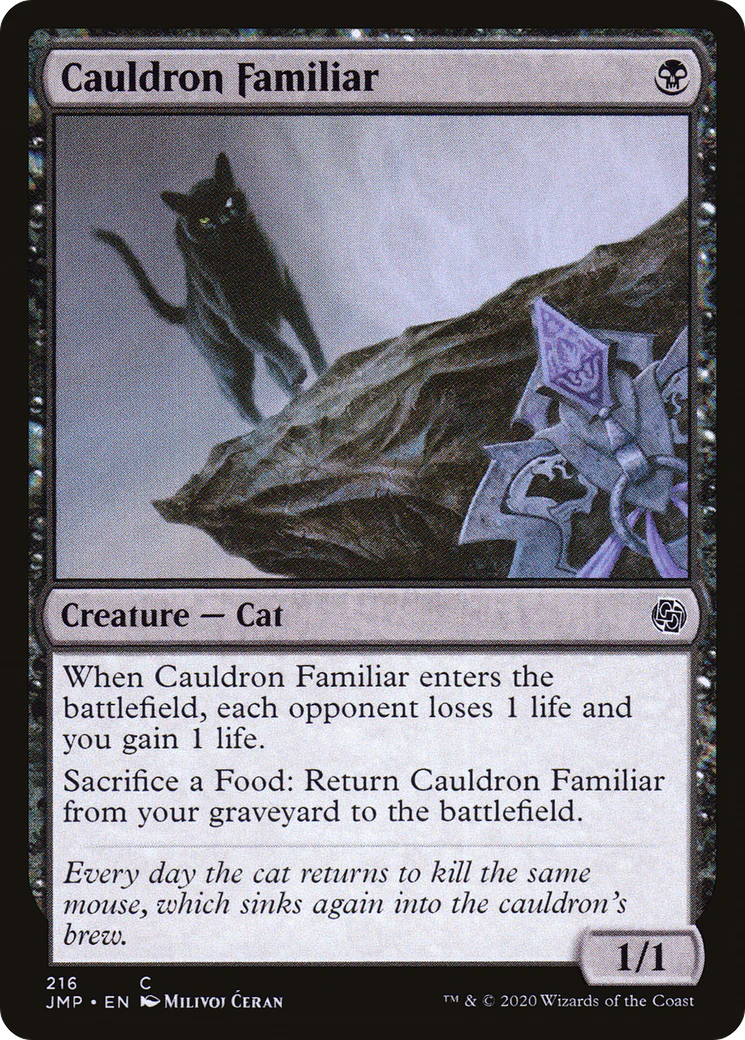 Cauldron Familiar (JMP-216) - Jumpstart - Magic The Gathering