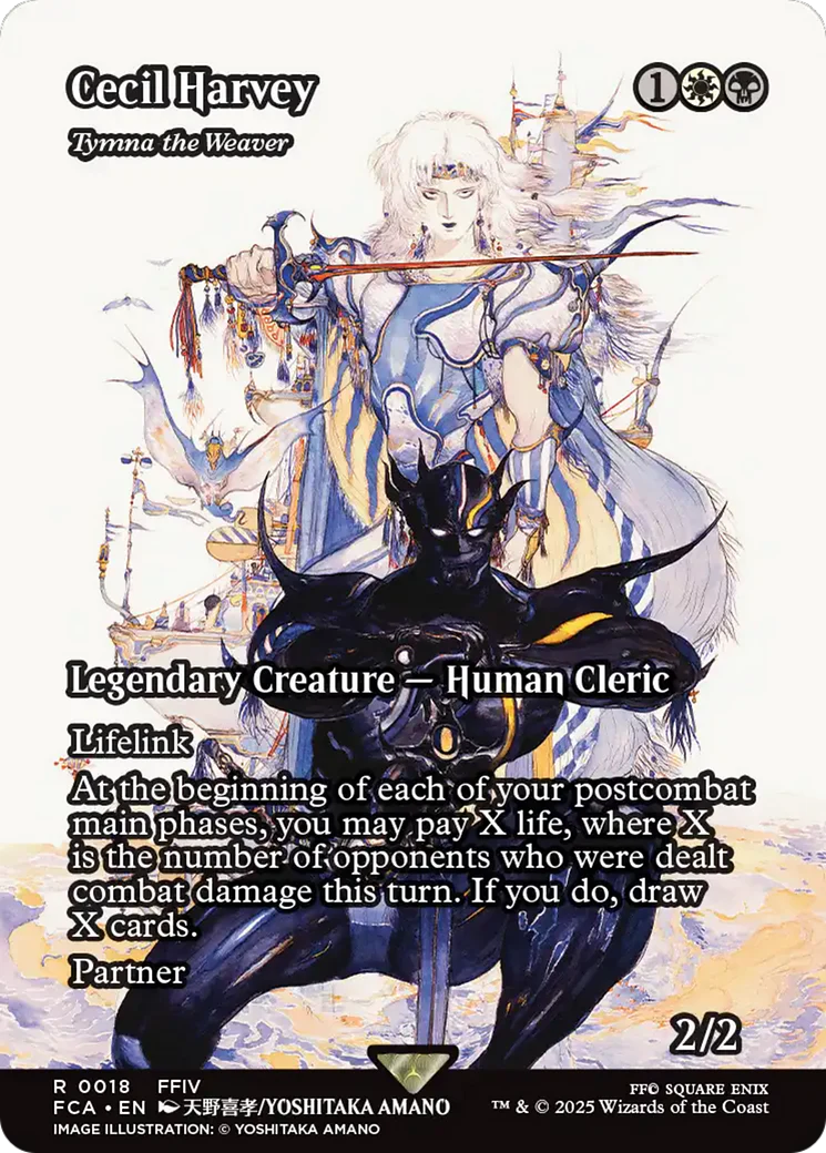 Cecil Harvey - Tymna the Weaver (Showcase) (FCA-018) - FINAL FANTASY: Through the Ages - Magic The Gathering