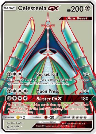Celesteela-GX 144/156 - Ultra Prism Pokemon Holofoil
