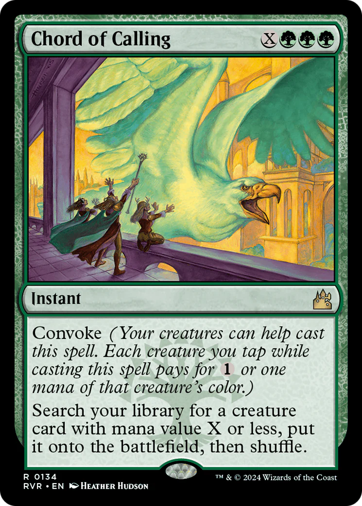 FOIL Chord of Calling (RVR-134) - Ravnica Remastered - Magic The Gathering