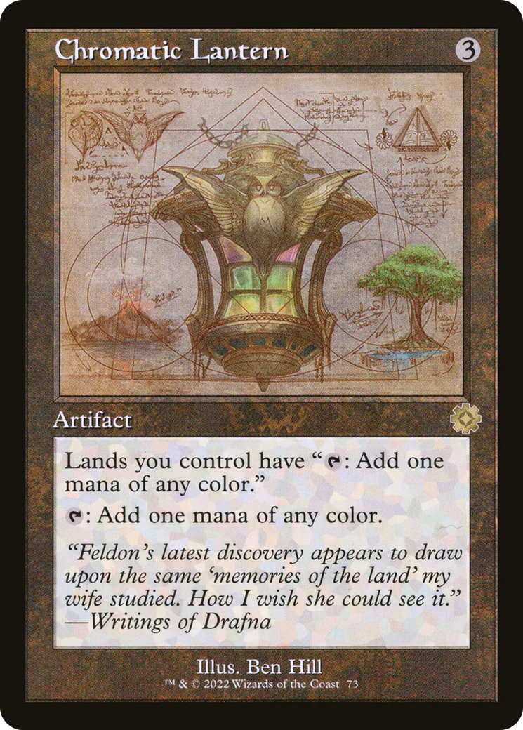 Chromatic Lantern (Schematic) (BRR-073) - The Brothers' War Retro Artifacts - Magic The Gathering