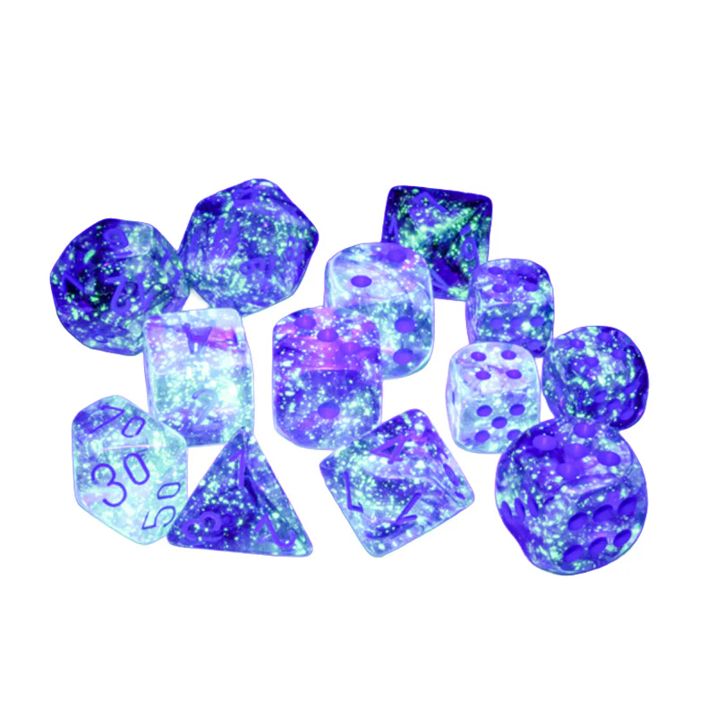CHX 27957 Nebula Nocturnal/Blue Luminary 12mm D6 Dice Block (36 Dice) - Image 2