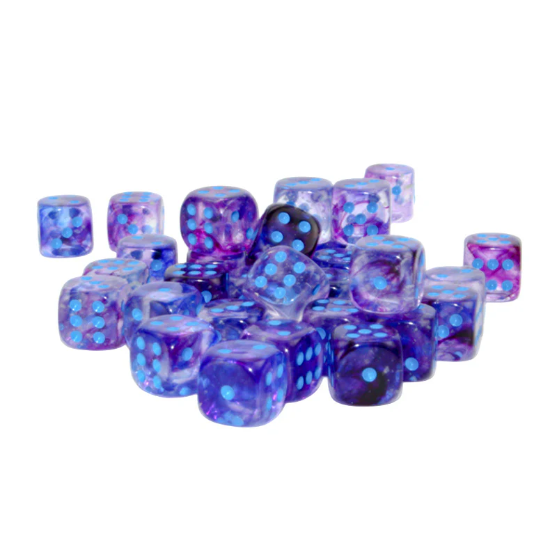 CHX 27957 Nebula Nocturnal/Blue Luminary 12mm D6 Dice Block (36 Dice) - Image 3