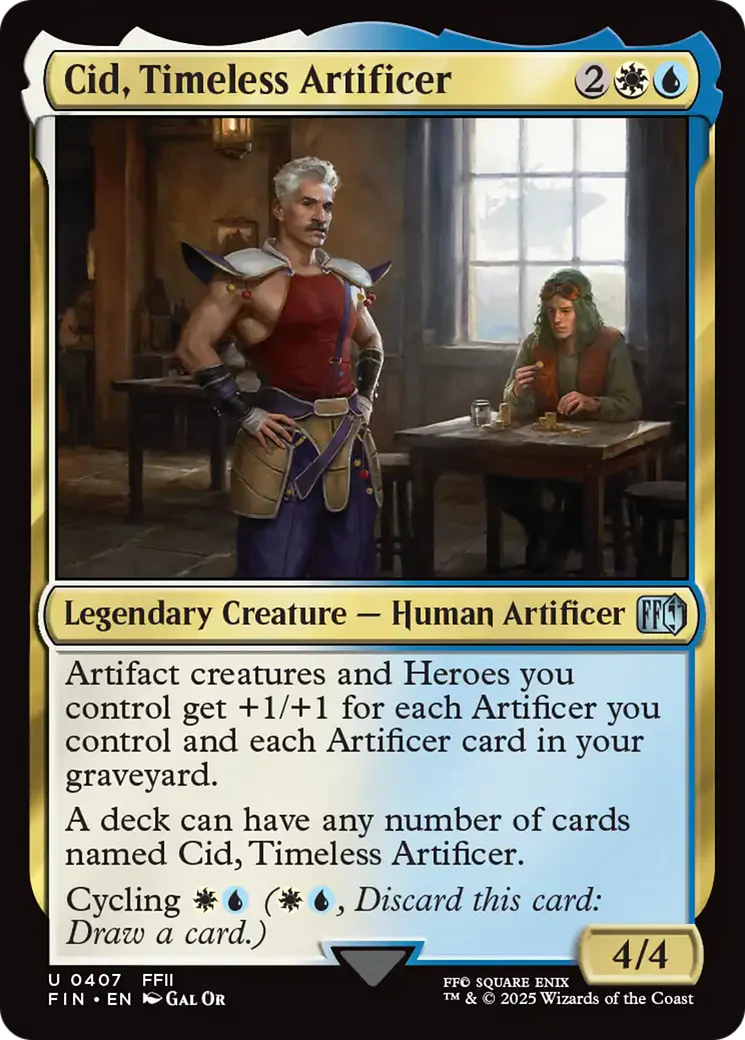 Cid, Timeless Artificer (0407) (FIN-407) - FINAL FANTASY - Magic The Gathering