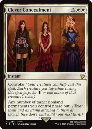 Clever Concealment (FIC-236) - Commander: FINAL FANTASY - Magic The Gathering