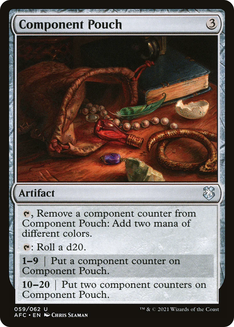 Component Pouch (AFC-059) - Forgotten Realms Commander - Magic The Gathering