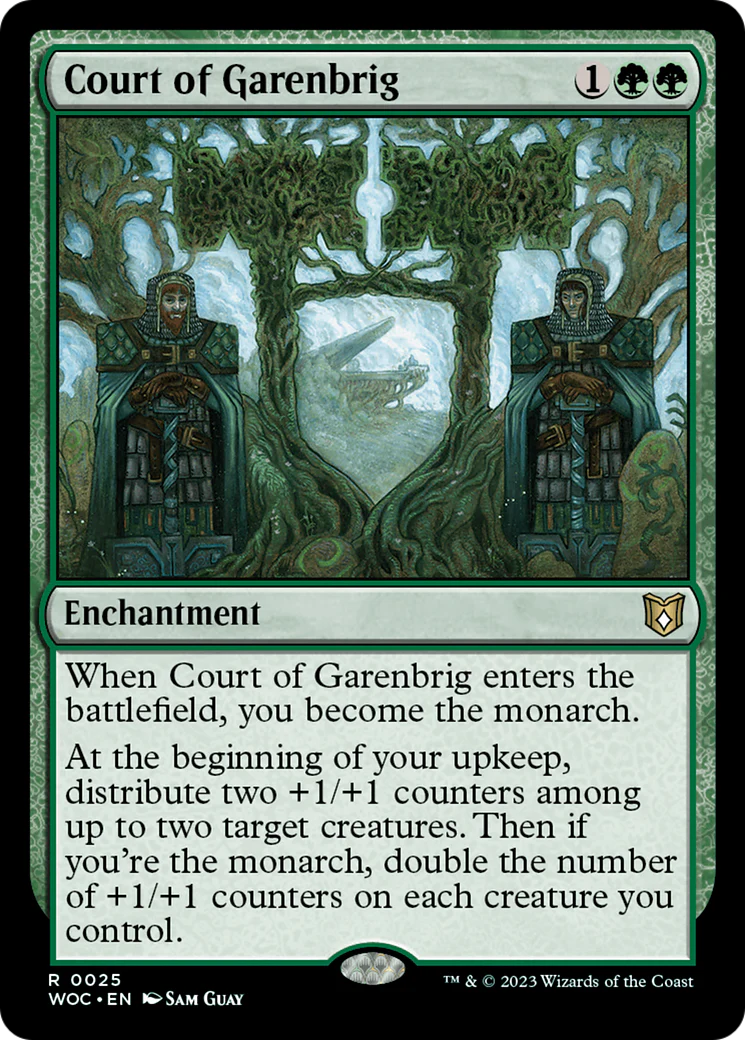 FOIL Court of Garenbrig (WOC-025) - Wilds of Eldraine Commander - Magic The Gathering