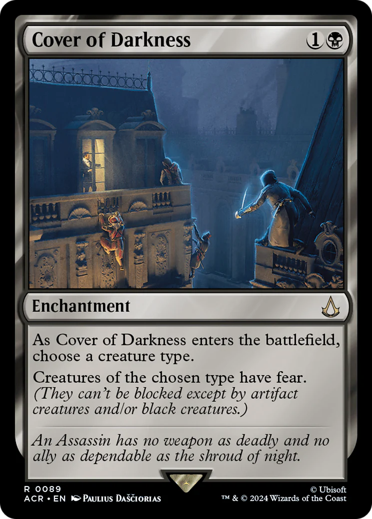 Cover of Darkness (ACR-089) - Assassin's Creed - Magic The Gathering
