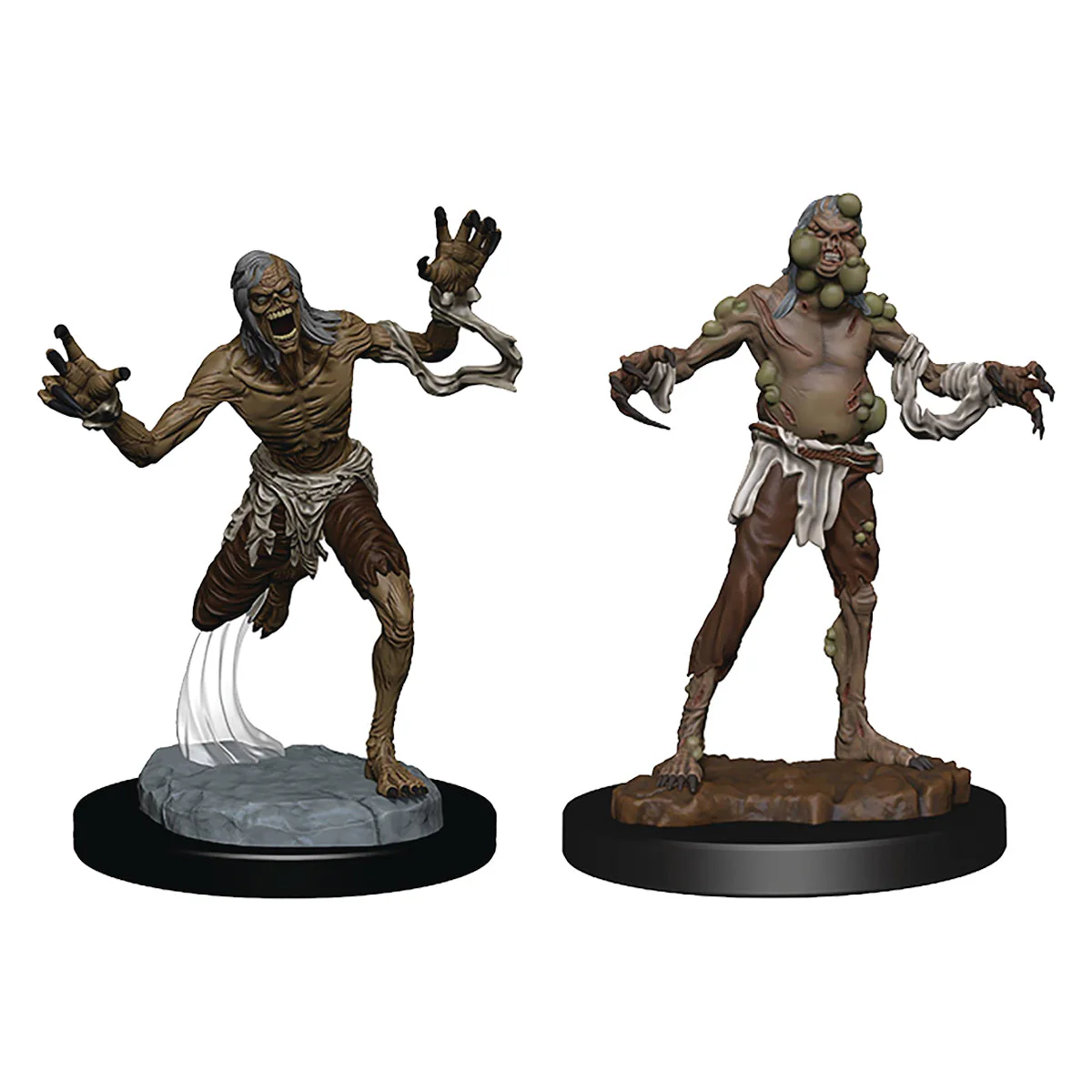 Critical Role Unpainted Miniatures Husk Zombies 2ct - Image 2