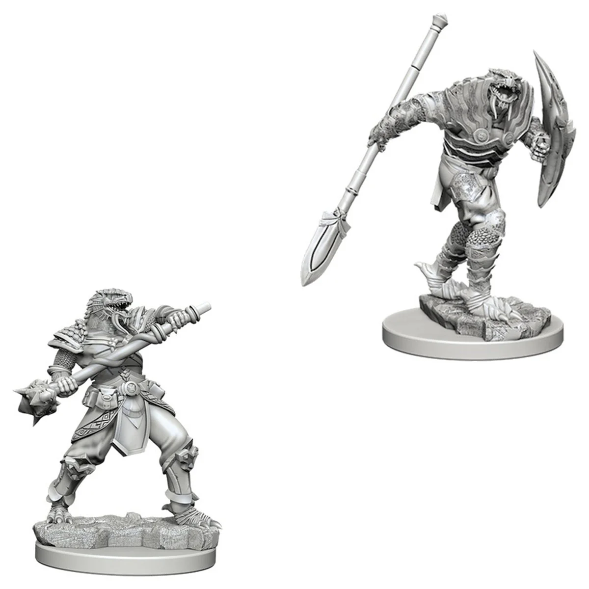D&D Nolzurs Marvelous Miniatures Dragonborn Male Fighter with Spear - Image 2