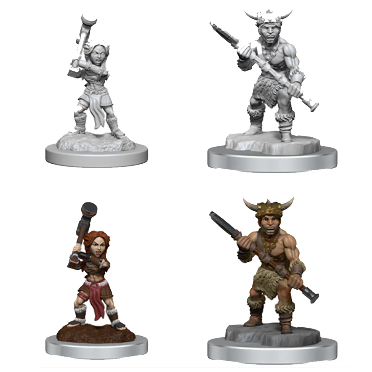 D&D Nolzurs Marvelous Miniatures Halfling Barbarians - Image 5