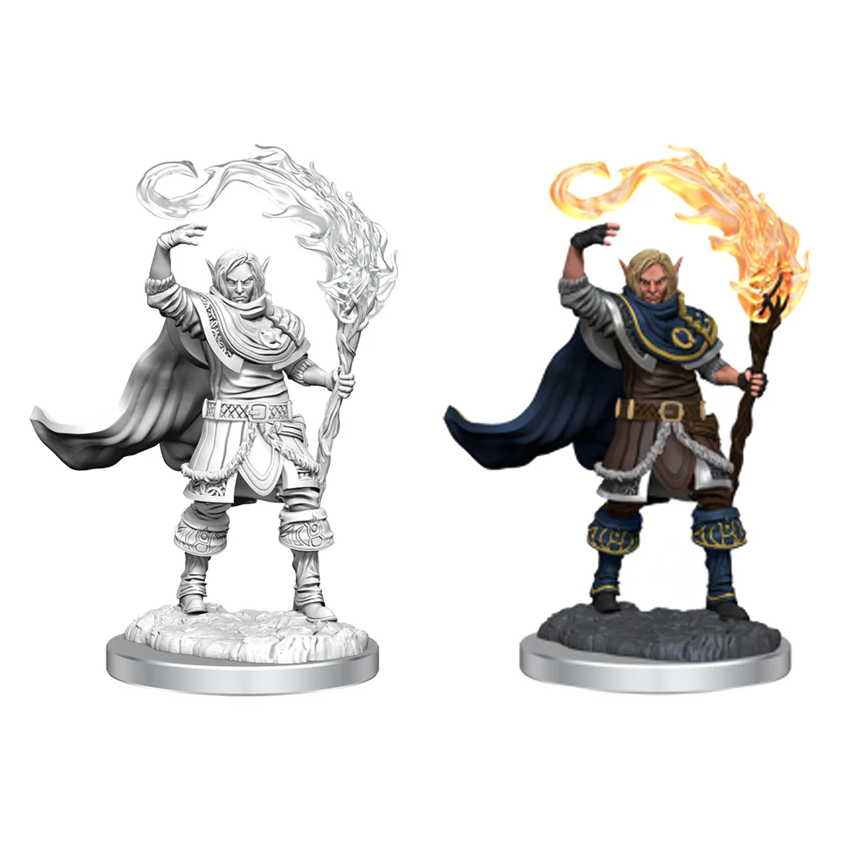 D&D Nolzurs Marvelous Unpainted Miniatures Elf Cleric Male - Image 3