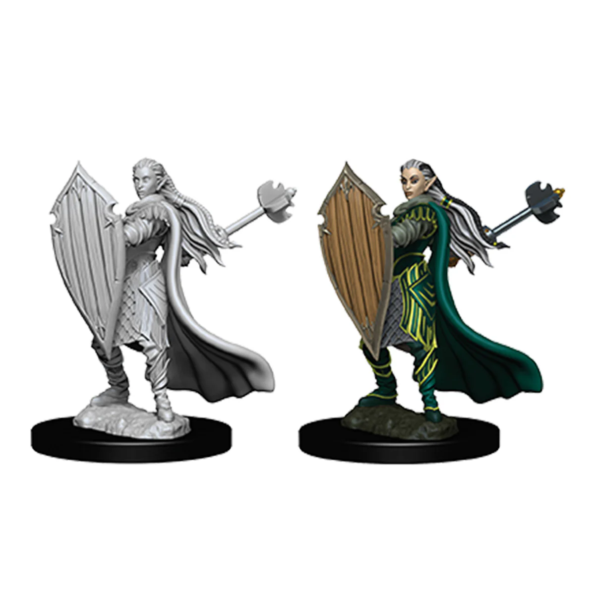D&D Nolzurs Marvelous Unpainted Miniatures Female Elf Paladin - Image 3
