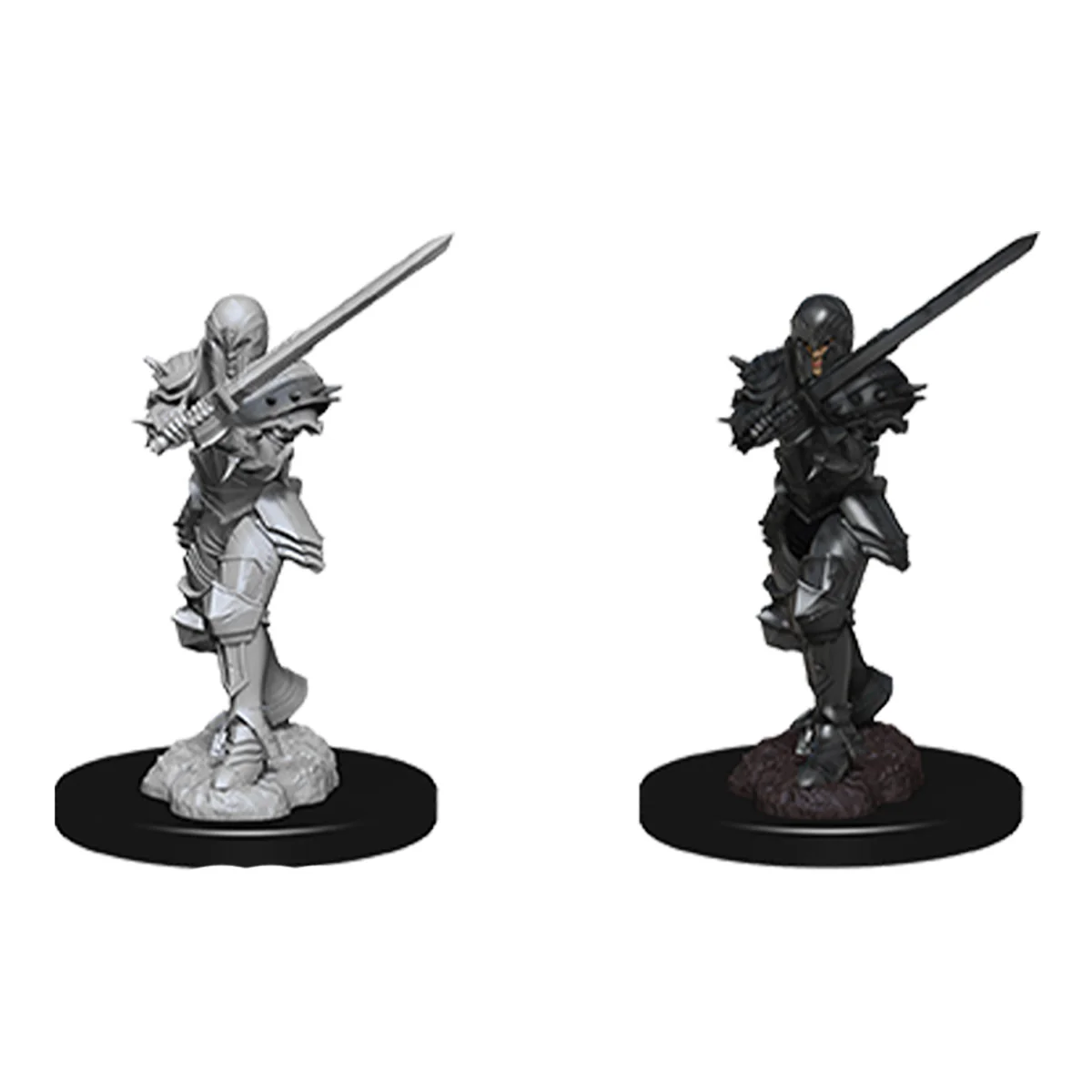 D&D Nolzurs Marvelous Unpainted Miniatures Female Human Fighter - Image 2
