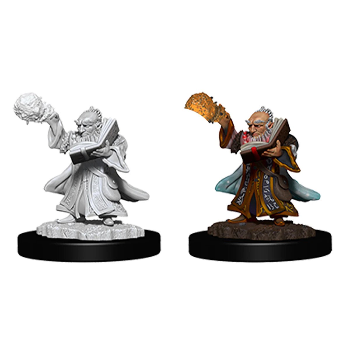 D&D Nolzurs Marvelous Unpainted Miniatures Male Gnome Wizard - Image 3
