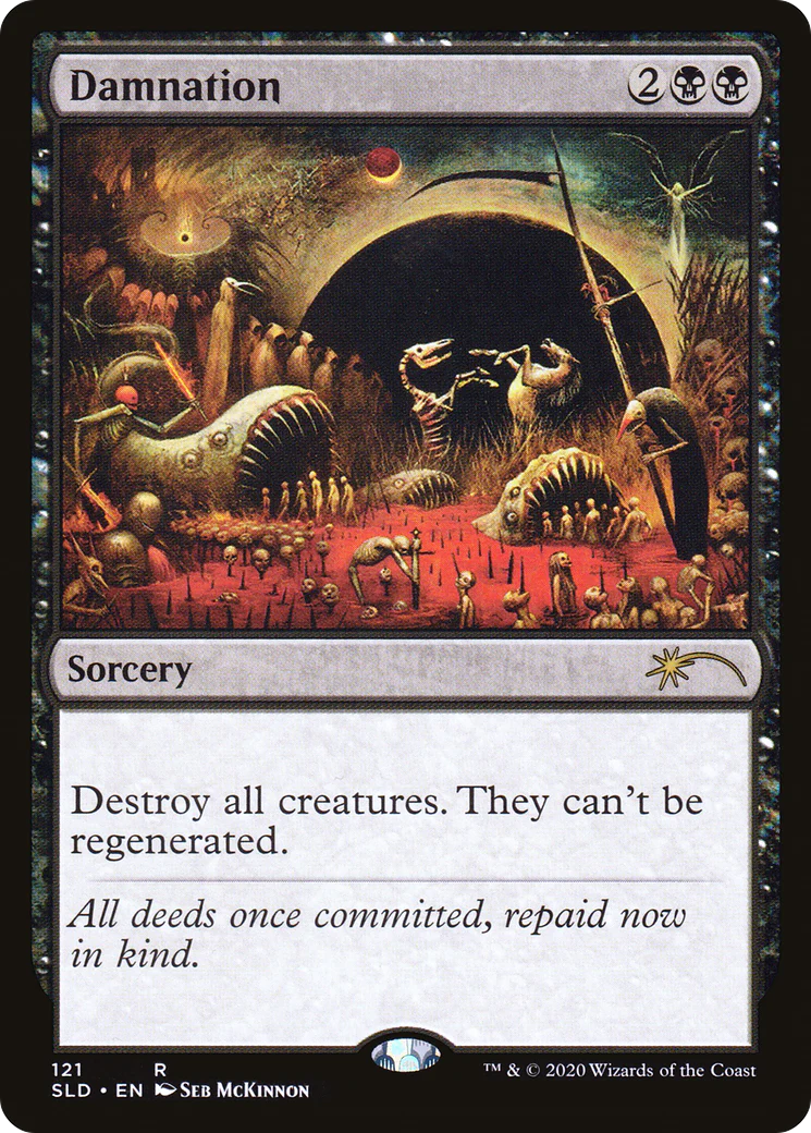 FOIL Damnation (SLD-121) - Secret Lair Drop - Magic The Gathering