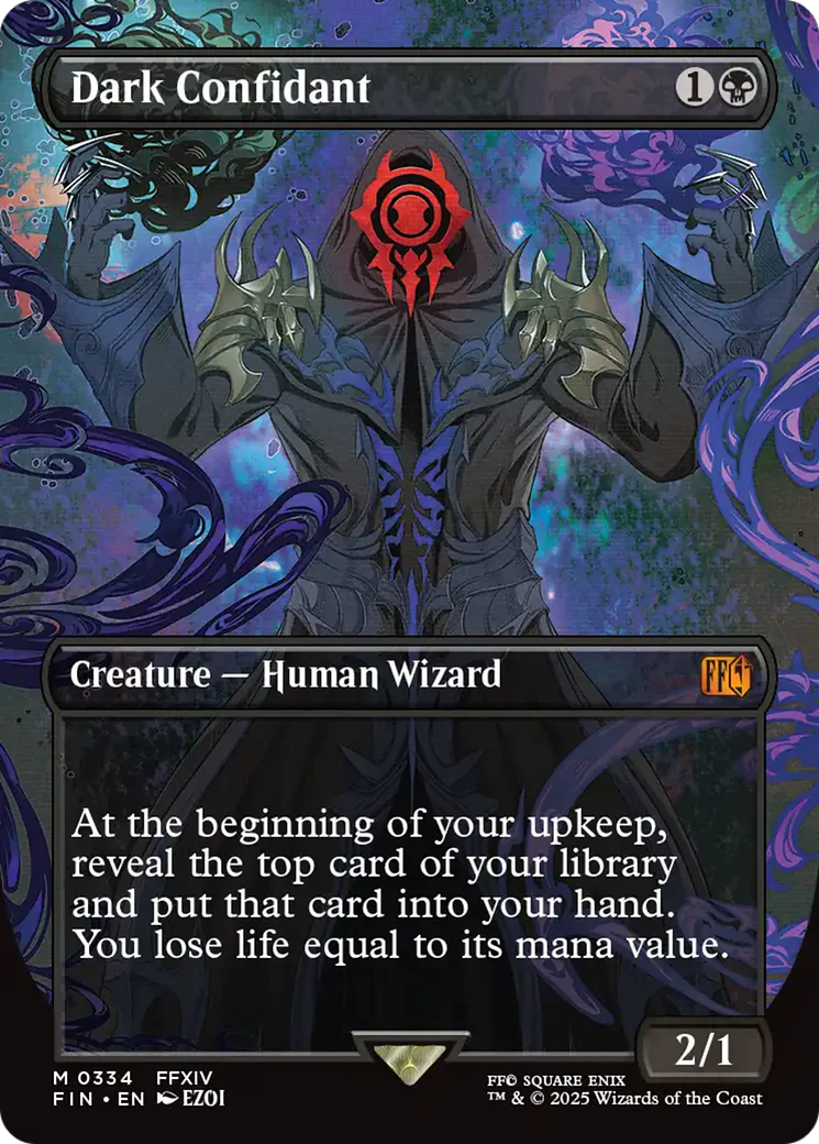 Dark Confidant (Borderless) (FIN-334) - FINAL FANTASY - Magic The Gathering