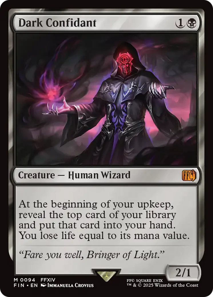 FOIL Dark Confidant (FIN-094) - FINAL FANTASY - Magic The Gathering