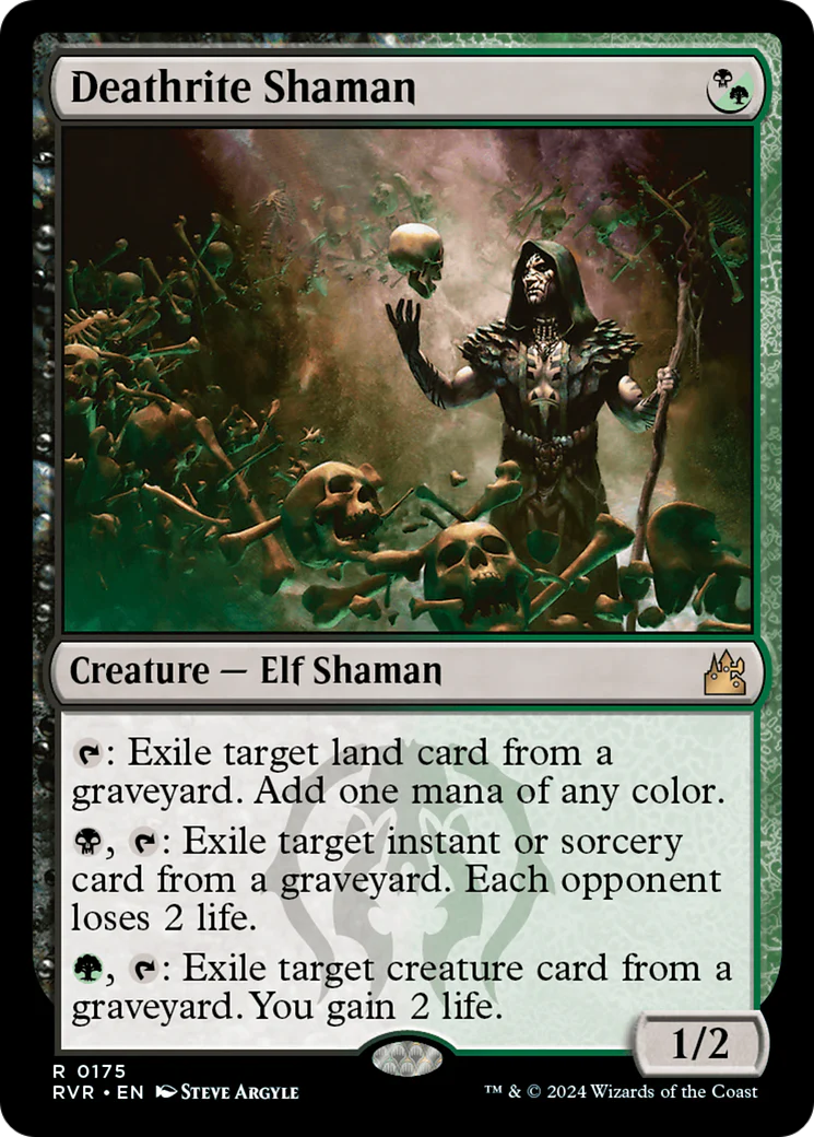 FOIL Deathrite Shaman (RVR-175) - Ravnica Remastered - Magic The Gathering
